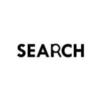 Search vector design illustration on white background