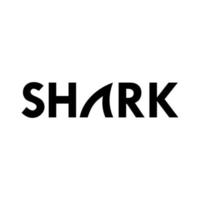 el diseño del vector del logotipo del tiburón