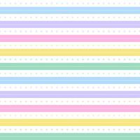 Rainbow Pastel Stripe Horizontal Line Dot Dash Line Circle Seamless Pattern Vector Illustration Tablecloth, Picnic mat wrap paper, Mat, Fabric, Textile, Scarf