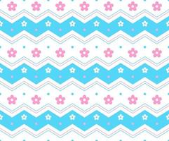 arco iris rosa azul pastel flor horizontal zig zag línea raya punto guión línea círculo patrón sin costuras vector ilustración mantel, alfombra de picnic papel de envoltura, alfombra, tela, textil, bufanda