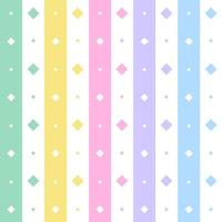 Rainbow Pastel Diamond Tilt Square Vertical Line Stripe Dot Dash Line Circle Seamless Pattern Vector Illustration Tablecloth, Picnic mat wrap paper, Mat, Fabric, Textile, Scarf