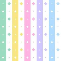 Rainbow Pastel Diamond Tilt Square Vertical Line Stripe Dot Dash Line Circle Seamless Pattern Vector Illustration Tablecloth, Picnic mat wrap paper, Mat, Fabric, Textile, Scarf