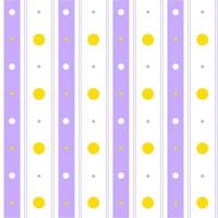 Purple Yellow Pastel Polkadot Circle Round Vertical Line Stripe Dot Dash Line Circle Seamless Pattern Vector Illustration Tablecloth, Picnic mat wrap paper, Mat, Fabric, Textile, Scarf