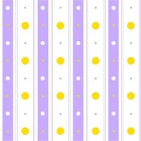 Purple Yellow Pastel Polkadot Circle Round Vertical Line Stripe Dot Dash Line Circle Seamless Pattern Vector Illustration Tablecloth, Picnic mat wrap paper, Mat, Fabric, Textile, Scarf