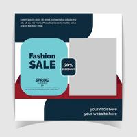 Fashion Sale Banner Design Template vector