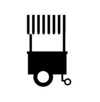 Street food cart vector