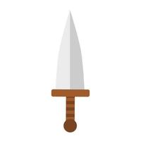 Dagger weapon icon vector