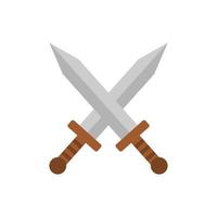 Sword icon. Warrior sword illustration vector