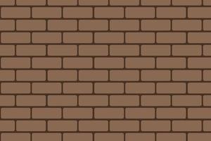 Seamless flat brick wall pattern for background. vector