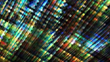 Abstract luminous holographic rainbow texture background video