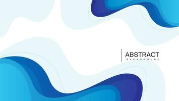abstract blue fluid background. vector illustration
