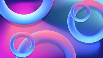 abstract gradient circular background with blue and pink color. vector illustration