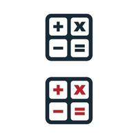 Calculator Icon Design Template Elements vector