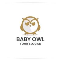 cute owl cartoon wisdom, smart vector. symbol for education, school. vector illustration