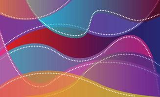 abstract wavy background template copy space for banner or poster vector