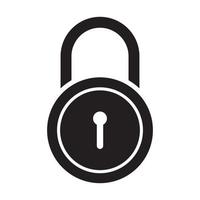 Padlock icon vector for graphic design, logo, web site, social media, mobile app, ui illustration