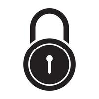 Padlock icon vector for graphic design, logo, web site, social media, mobile app, ui illustration