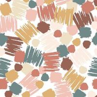 seamless hand drawn colourful paint brushed pattern background , greeting card or fabric vector