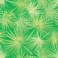 seamless abstract green palm leafs pattern background , greeting card or fabric vector