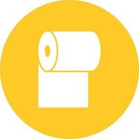 Cleaning Roll Circle Background Icon vector