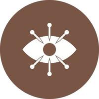 Data Visualization Circle Background Icon vector