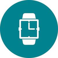Analog Clock Circle Background Icon vector