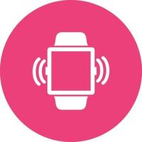 Vibration Circle Background Icon vector
