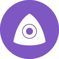 Tailor's Chalk Circle Background Icon vector