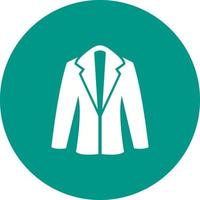 Coat Circle Background Icon vector