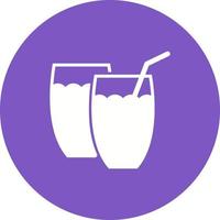 Drinks Circle Background Icon vector