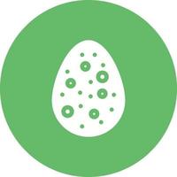 Easter Egg VII Circle Background Icon vector