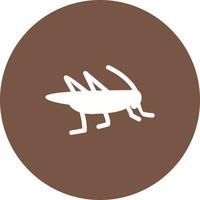 Locust Infestation Circle Background Icon vector