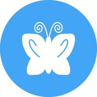 Butterfly II Circle Background Icon vector