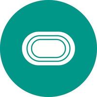 Stadium Circle Background Icon vector