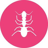Ant Circle Background Icon vector