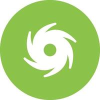 Cyclone Circle Background Icon vector
