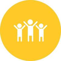 Community Collaboration Circle Background Icon vector