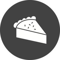 Slice of Pie Circle Background Icon vector