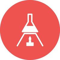 Experiment on Heat II Circle Background Icon vector