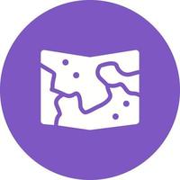 Map Circle Background Icon vector