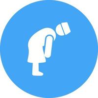 Rukooh Circle Background Icon vector