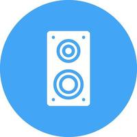 Speakers Circle Background Icon vector