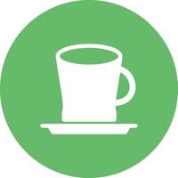 Espresso Circle Background Icon vector