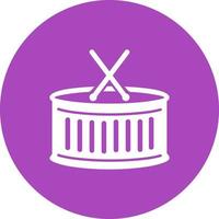 Drums Circle Background Icon vector