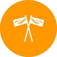 Flags Circle Background Icon vector