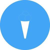 Cone II Circle Background Icon vector