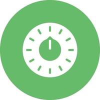 Thermostat Circle Background Icon vector