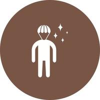 Brilliant Circle Background Icon vector