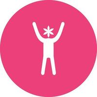Cheerful Circle Background Icon vector