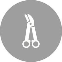 Hemostat Circle Background Icon vector